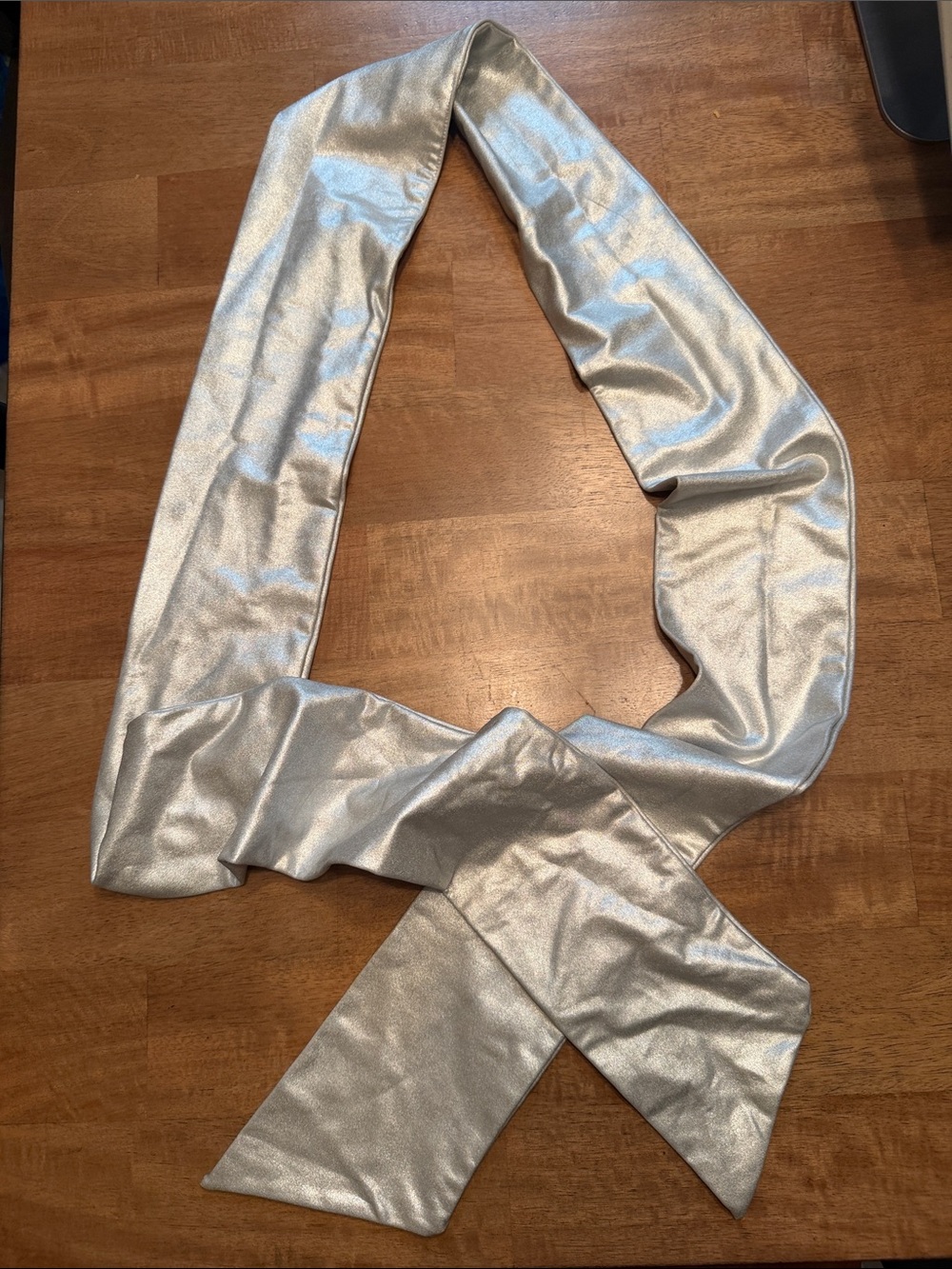 Women’s Extra Long Silver Belt